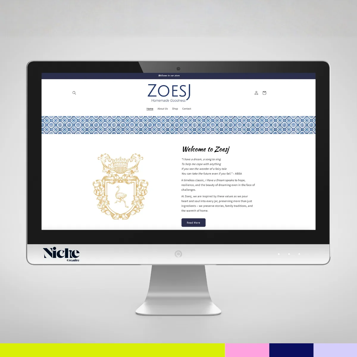 Website design portfolio example 10